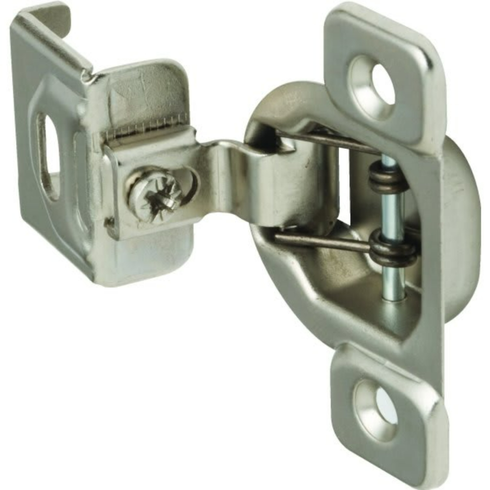 Global Door Controls Self-Closing Concealed Hinges — 1-1/4in. Radius Overlay, Nickel, 105° Opening, 24-Pk., Model# SP-804433